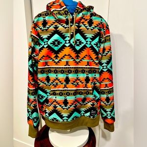 Men’s Aztec design hoodie. Beautiful colors